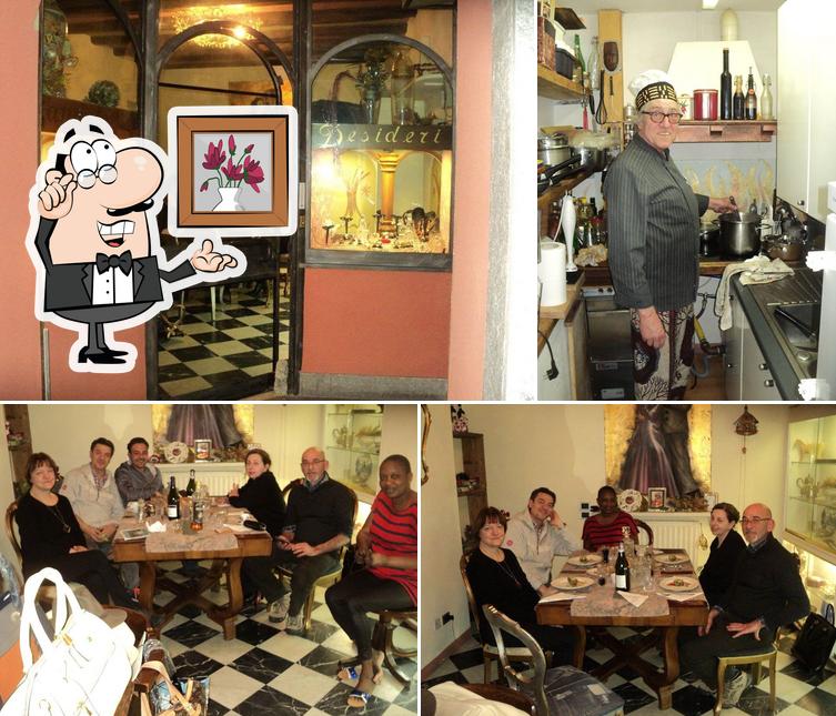 Gli interni di A Cena in Gioielleria