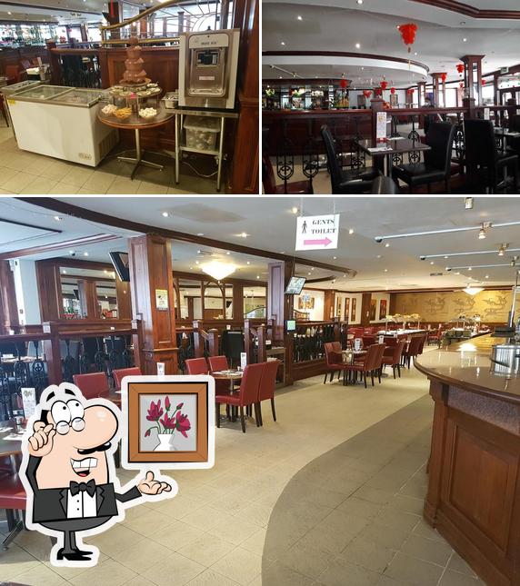 Check out how Dragon King Chinese buffet Restaurant & Takeaway looks inside