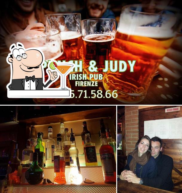 La immagine della bevanda e interni di Pizzeria - Punch & Judy Irish Pub