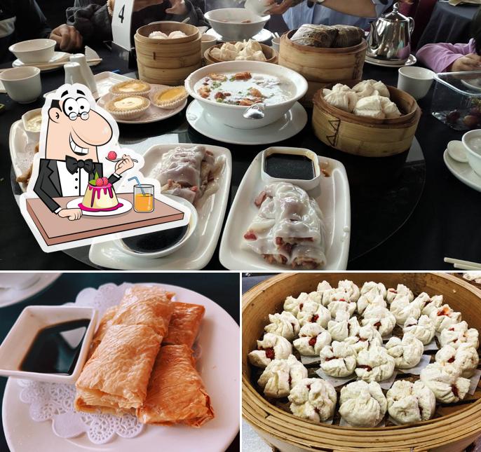 Chung Ku serves a selection of sweet dishes