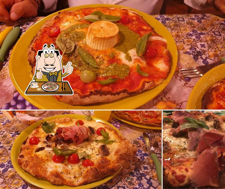 Prenez différents types de pizzas