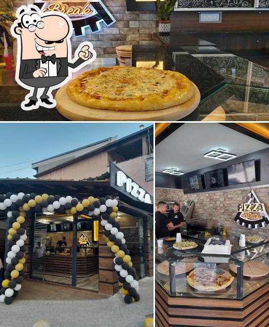 Voici la photo affichant la intérieur et pizza sur Pizza Break