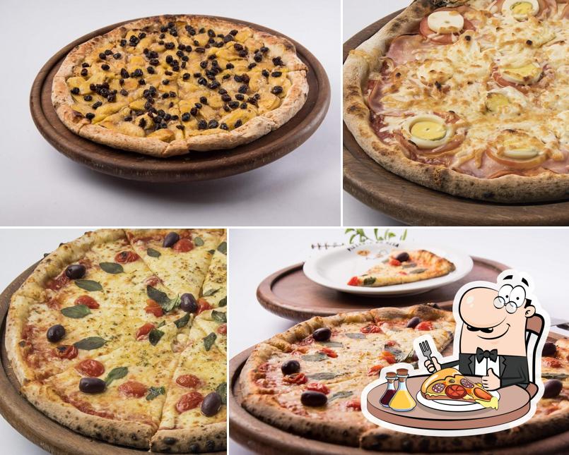 Experimente diferentes tipos de pizza