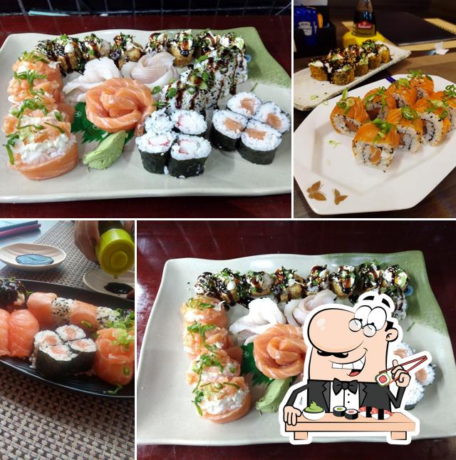 Peça diversas opções de sushi