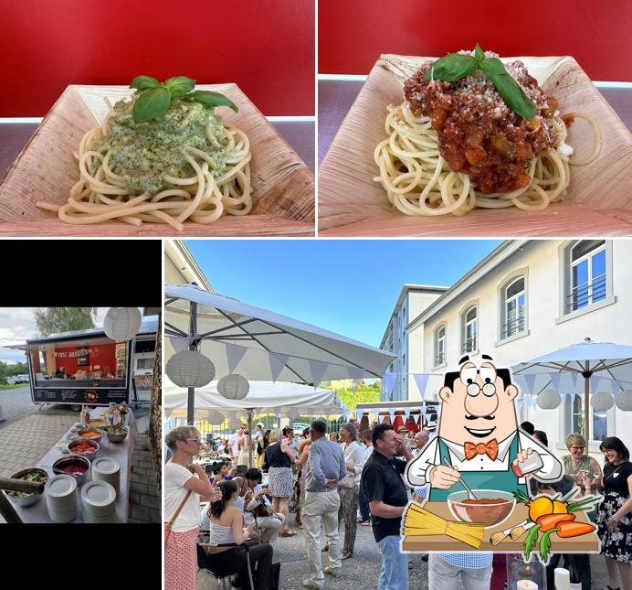 Spaghetti alla bolognese al Pasta Freaks Dein Nr. 1 Pasta Food Truck für Catering / Events und Partys in der Schweiz