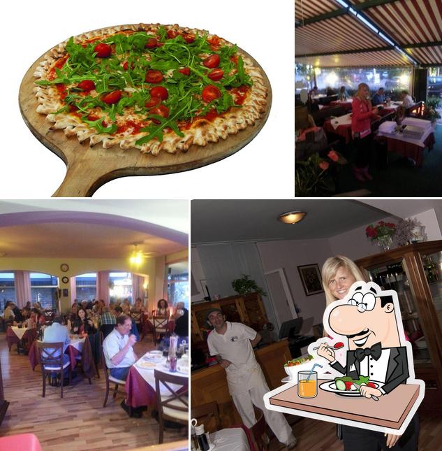 Еда в "Hotel Rialto - Ristorante Pizzeria"