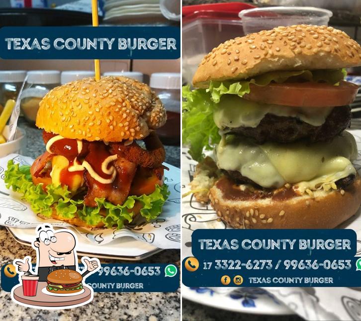 Hambúrguer em Texas Hamburgueria