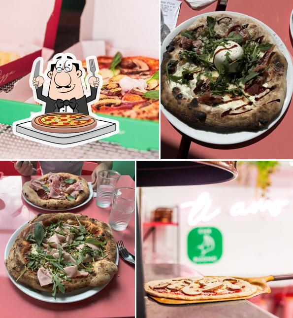 A Rossa.Pizza, vous pouvez commander des pizzas