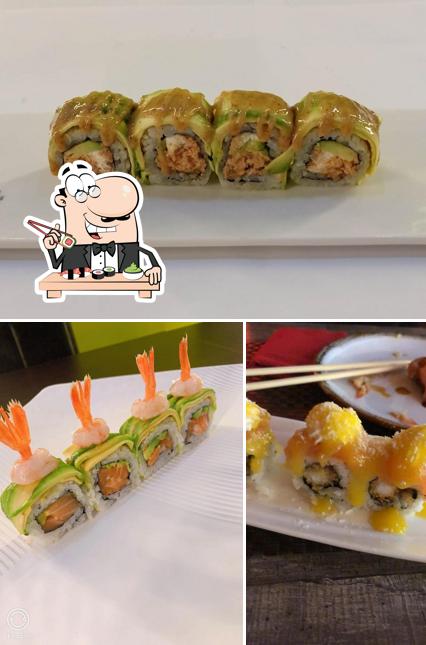 Prova le diverse opzioni di sushi