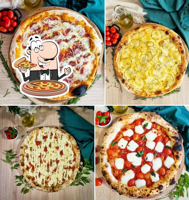 Escolha diversos tipos de pizza