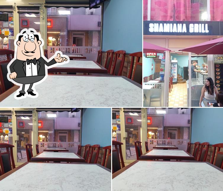 El interior de SHAMIANA GRILL