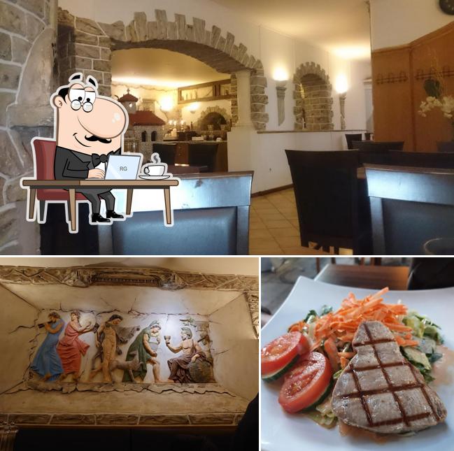 The interior of Restaurant Delphi