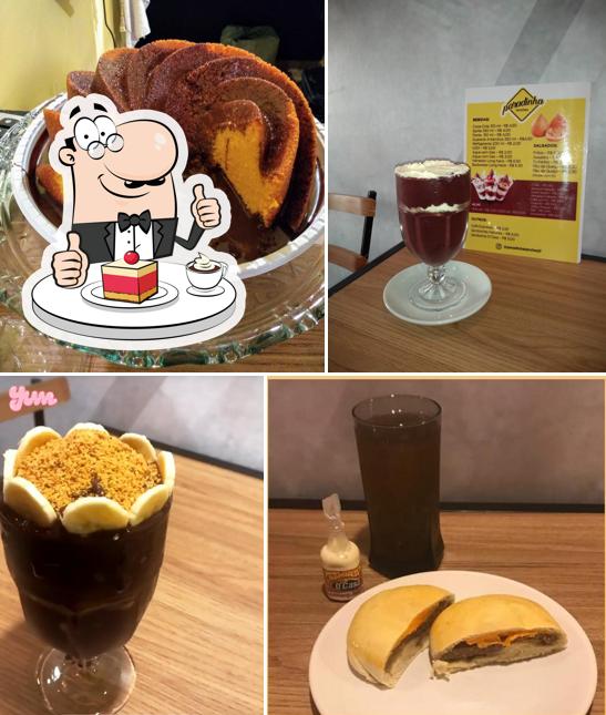 Paradinha lanches JF serve uma variedade de pratos doces