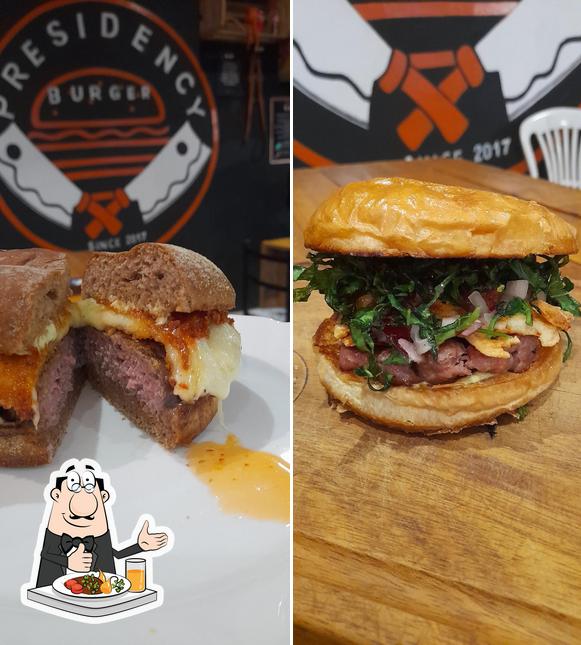 Comida em Presidency Burger