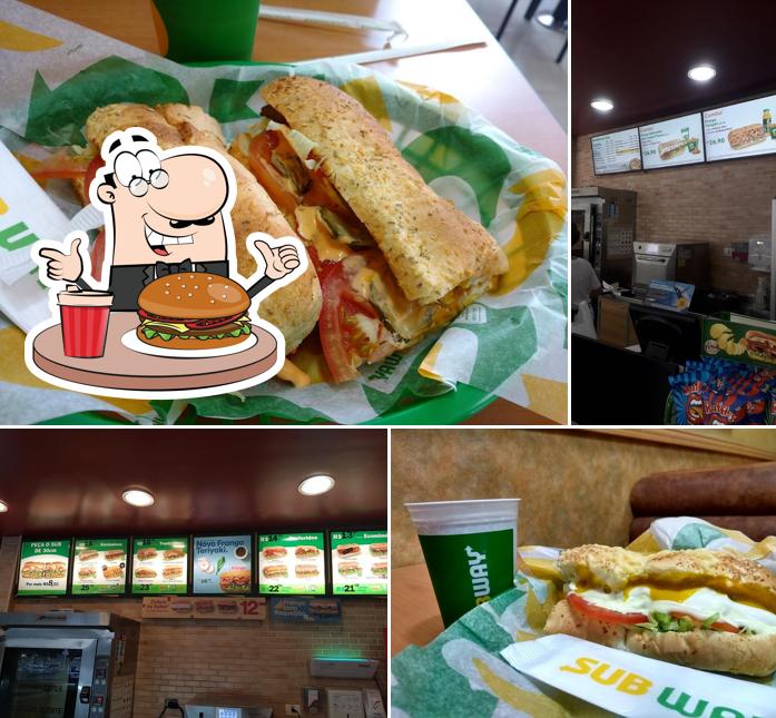 Consiga um hambúrguer no Subway