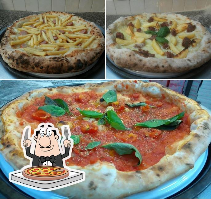 A Enzo Pizzeria & Panozzeria, puoi ordinare una bella pizza