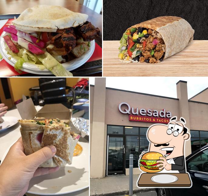 Prenez un hamburger à Quesada Burritos & Tacos