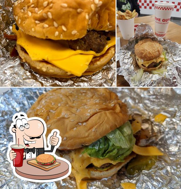 Hamburger al Five Guys Lausanne