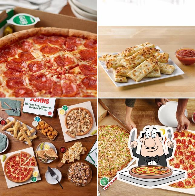 Order various types of pizza