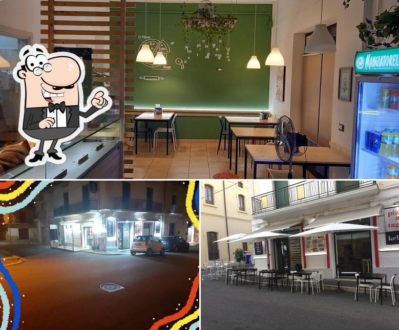 L'intérieur de Pizza Bomparola