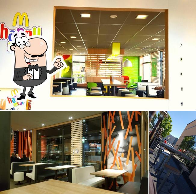 L'intérieur de McDonald's