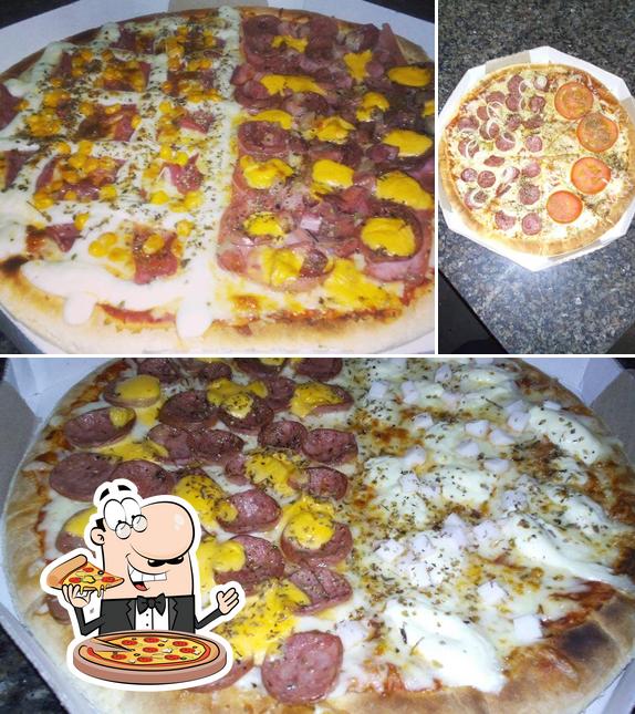 Pick pizza at Tironi's Pizzaria Delivery