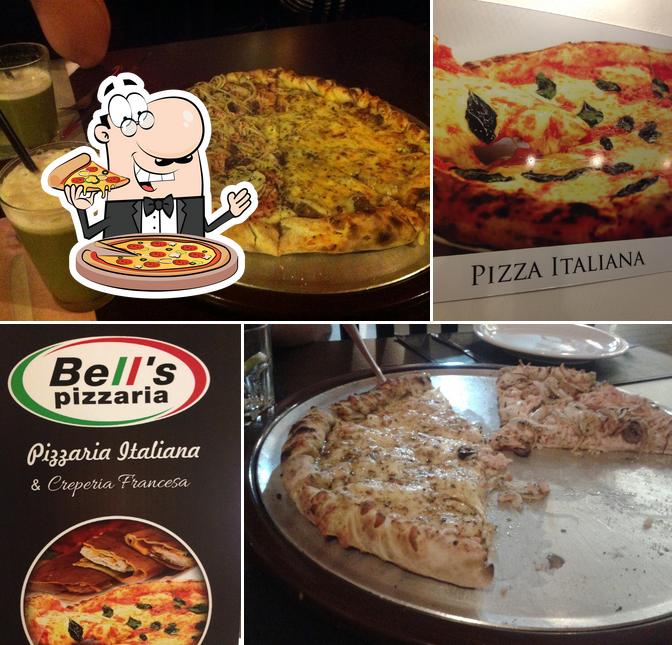 Consiga pizza no Bell’s Pizzaria