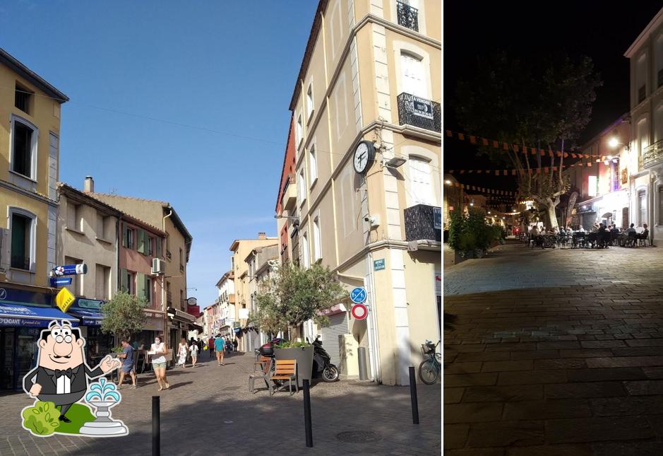 Jetez un coup d’œil à quoi ressemble Restaurant La Vieille Cave Bar Tapas Gambas Vins Argelès sur Mer à l'extérieur