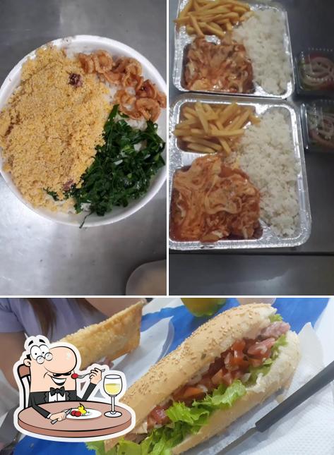 Comida em Sorveteria e Lanchonete Arco Íris