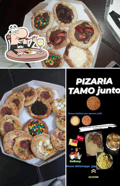 Comida em Restaurante e Pizzaria Tamo Junto VL Pinheiro,Maré,Rio de Janeiro