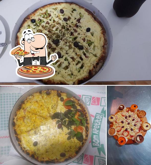 Escolha pizza no Vem Ka Pizzaria