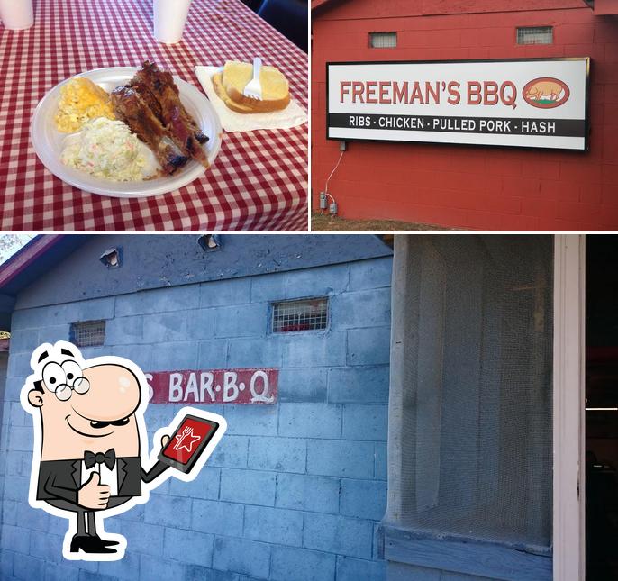 Here's a photo of Freeman's Bar-B-Que