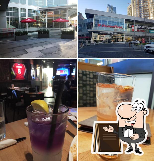 Boston Pizza is distinguished by exterior and drink