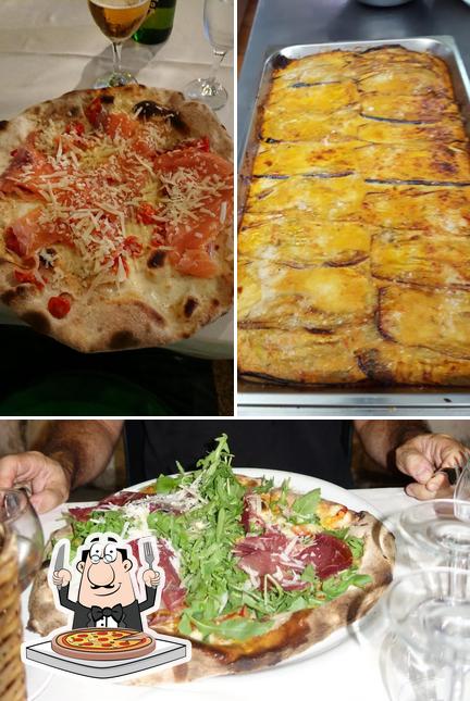 Try out pizza at Ristorante Pizzeria Lachea