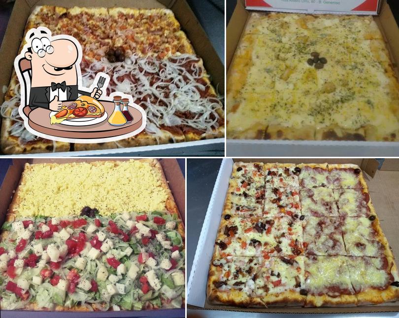 Experimente diferentes variedades de pizza