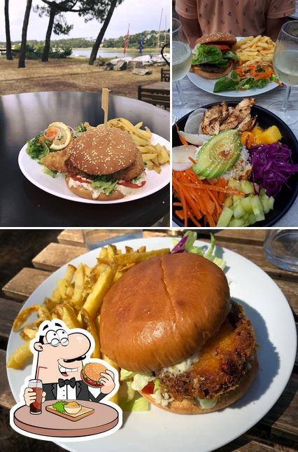 Essayez un hamburger à Chez Nel Hossegor