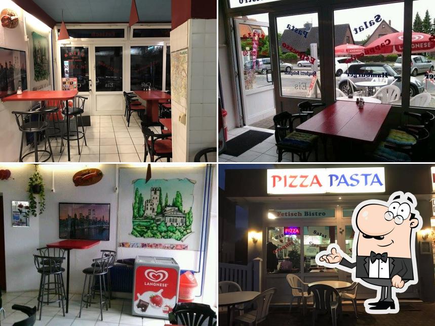 The interior of Pizza Pasta Buchholz