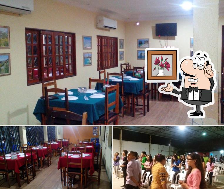 O interior do Restaurante, Pizzaria e Churrascaria Passione Italiana