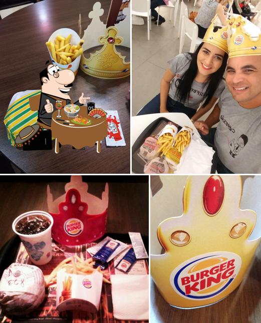 Comida em Burger King