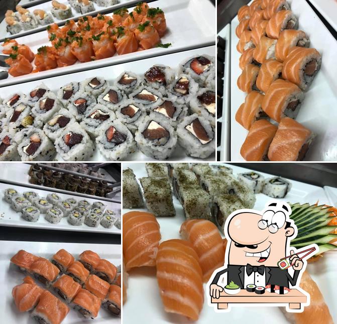 Escolha diversas opções de sushi