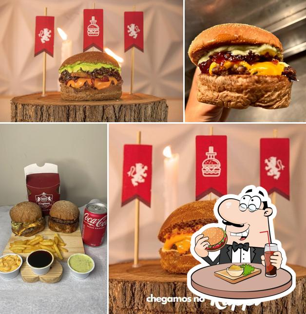 Hambúrguer em Kingdoms Burger