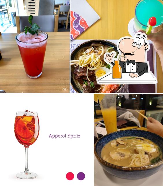 Sushi itto Cantabria serves a variety of drinks