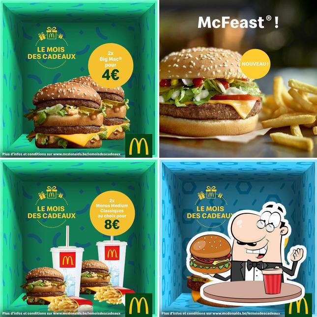 Les hamburgers de McDonald's Courcelles will conviendront une grande variété de goûts