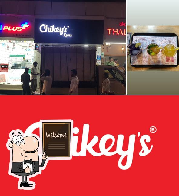 See this picture of Chikeys Restaurant