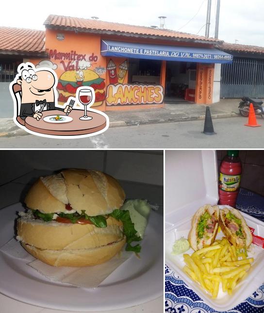 A imagem do Lanchonete e Marmitex do Val’s comida e exterior