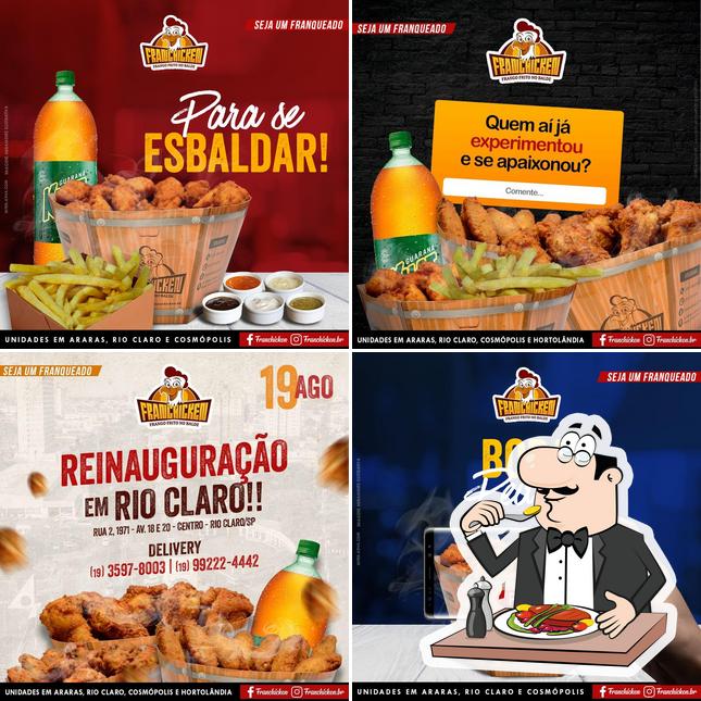 Comida em Franchicken Rio Claro