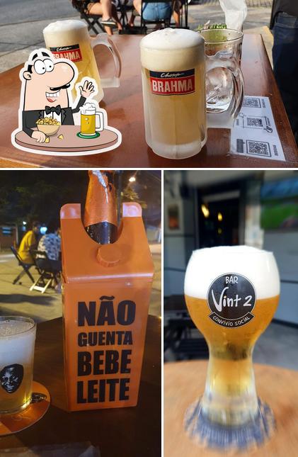 Peça um copo de cerveja leve ou escura