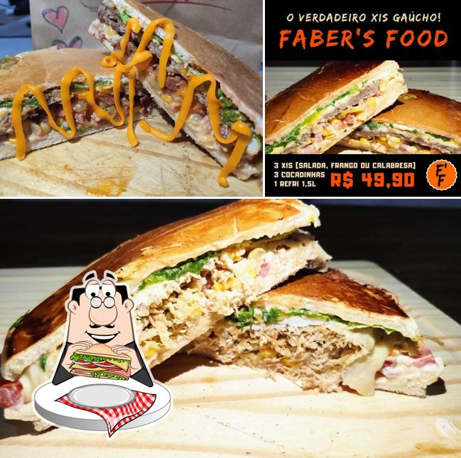 Escolha um sanduíche no Faber'S Food