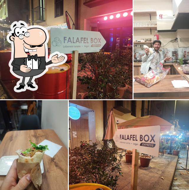 Look at the image of Falafel Box Express