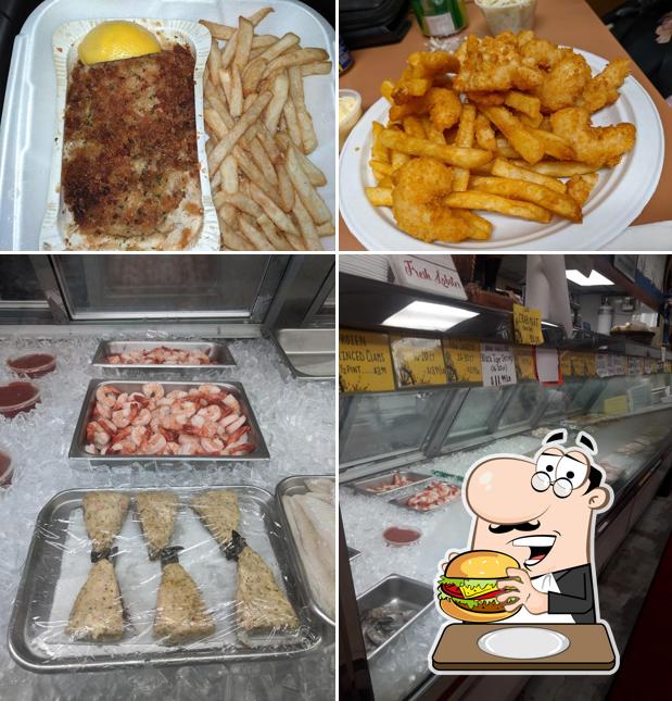 Try out a burger at Wilbraham Seafoods